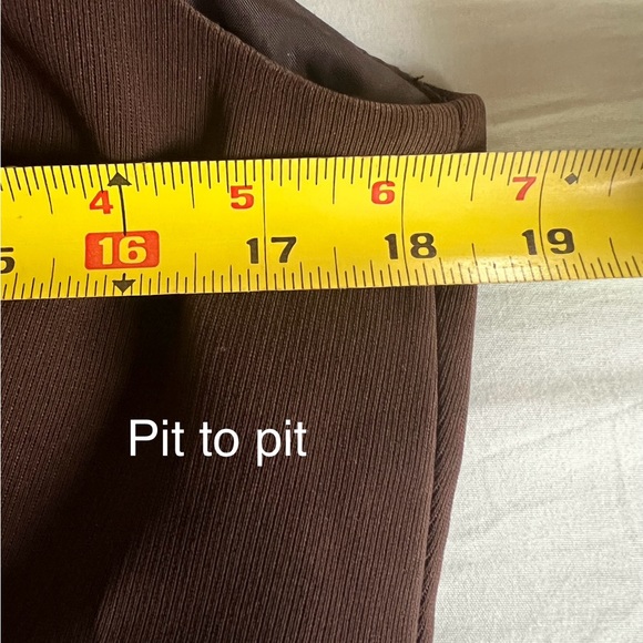 Jones New York Suit Women’s Brown Dressy Tank Top - Picture 7 of 8